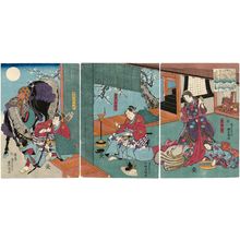 Japanese Print "Japanese print" by Utagawa Kunisada, 歌川国貞 (Utagawa Kunisada I (Toyokuni III))