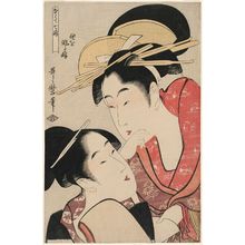 Kitagawa Utamaro: The Habit of Criticizing Others (Ta o soshiru kuse), from the series Seven Bad Habits (Nakute nana kuse) - Museum of Fine Arts