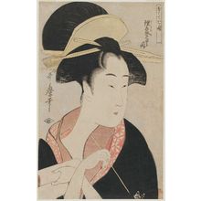Kitagawa Utamaro: The Habit of Looking Clever (Rihatsu no miyuru kuse), from the series Seven Bad Habits (Nakute nana kuse) - Museum of Fine Arts