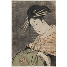 喜多川歌麿: Hanaôgi of the Gomeirô (Gomeirô Hanaôgi), from the series Comparing the Charms of Beauties (Bijin kiryô kurabe) - ボストン美術館
