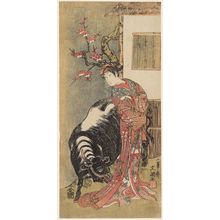 Ippitsusai Buncho: Actor Iwai Hanshirô IV as Okume - Museum of Fine Arts