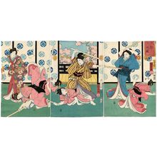 Utagawa Kuniyoshi, 歌川国芳 (Utagawa Kuniyoshi)创作的日本版画《Picture of Dolls (Ningyô no zu)》