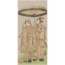 Ippitsusai Buncho: Actors Segawa Kikunojô III and Onoe Tamizô - Museum of Fine Arts