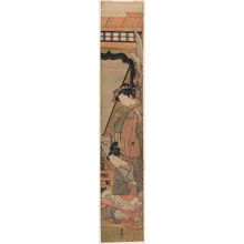 Utagawa Toyoharu: Courtesan and Customer Parodying Guan Yu - Museum of Fine Arts