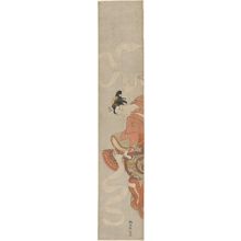 Suzuki Harunobu: Dancer Performing the Cloth-bleaching Dance (Nunosarashi odori) - Museum of Fine Arts
