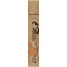 Suzuki Harunobu: Osen with a Cup of Tea - Museum of Fine Arts