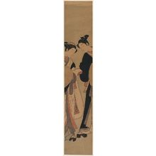 鈴木春信: Young Couple Dressed as Komusô - ボストン美術館