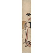 Suzuki Harunobu: Young Woman Dressed as a Kômusô - Museum of Fine Arts