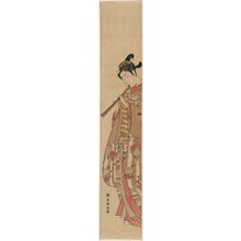 Suzuki Harunobu: Young Man Playing a Shakuhachi - Museum of Fine Arts