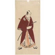 Katsukawa Shunsho: Actor Matsumoto Kôshirô III as Gokuin Sen'emon, one of the Five Chivalrous Commoners - Museum of Fine Arts