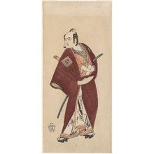 勝川春章: Actor Ichikawa Yaozô II as An no Heibei, one of the Five Chivalrous Commoners - ボストン美術館