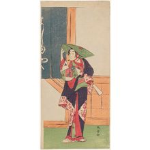 勝川春章: Actor Nakamura Tomijûrô I as Izaemon - ボストン美術館