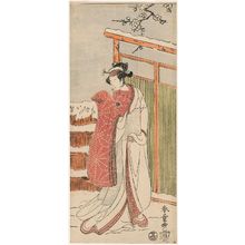 Katsukawa Shunsho: Actor Segawa Kikunojô II as the Snow Woman (Yuki onna), actually Tatsu-hime - Museum of Fine Arts