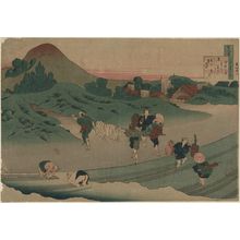 Katsushika Hokusai: Poem by Jitô Tennô, from the series One Hundred Poems Explained by the Nurse (Hyakunin isshu uba ga etoki) - Museum of Fine Arts