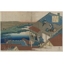 Katsushika Hokusai: Poem by Ise, from the series One Hundred Poems Explained by the Nurse (Hyakunin isshu uba ga etoki) - Museum of Fine Arts