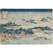Katsushika Hokusai: Banana Garden at Chûtô (Chûtô shôen), from the series Eight Views of the Ryûkyû Islands (Ryûkyû hakkei) - Museum of Fine Arts