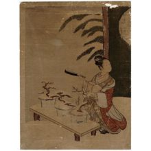 Suzuki Harunobu: Parody of the Nô Play Hachi no Ki - Museum of Fine Arts