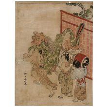 Suzuki Harunobu: Boys Performing a Lion Dance - Museum of Fine Arts