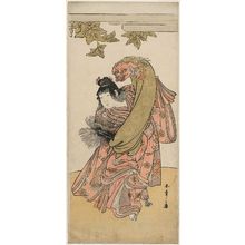 Katsukawa Shunsho: Actor Iwai Hanshirô IV as a Lion Dancer (Shishi Odori) - Museum of Fine Arts