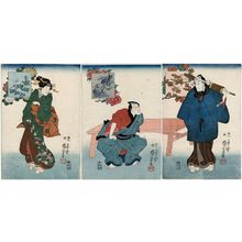 Utagawa Kuniyoshi, 歌川国芳 (Utagawa Kuniyoshi)による浮世絵「Actors」