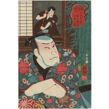 Utagawa Kuniyoshi: Snake (Mi): Karaki Masaemon and Sawai Matagorô, from the series Selections for the Twelve Zodiac Signs (Mitate jûnishi no uchi) - Museum of Fine Arts