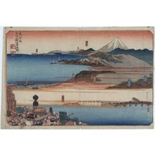 Utagawa Kuniyoshi: Four Stations: Nihonbashi, Shinagawa, Kawasaki, and Kanagawa, from the series Famous Views of the Fifty-three Stations of the Tôkaidô Road (Tôkaidô gojûsan eki yonshuku meisho) - Museum of Fine Arts