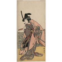 Katsukawa Shunko: Actor Yamashita Kinsaku II as Lady Kikusui (Kikusui Gozen) - Museum of Fine Arts