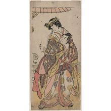 勝川春好: Actor Segawa Kikunojô III as Ohan - ボストン美術館