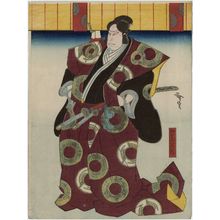 Utagawa Hirosada: Actor Nakamura Utaemon as Katô Masakiyo - Museum of Fine Arts