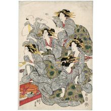 Utagawa Kunisada: Courtesans at a Party - Museum of Fine Arts