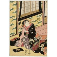 歌川国貞: Nishikigi of the Tamaya - ボストン美術館