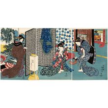 Utagawa Kunisada: Edo sugata hakkei - Museum of Fine Arts