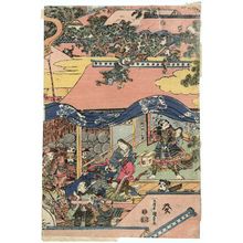 Japanese Print "Ikuta no mori..." by Utagawa Kunisada, 歌川国貞 (Utagawa Kunisada I (Toyokuni III))