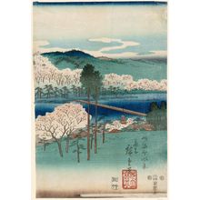 Utagawa Hiroshige: View of Sagano (Sagano fûkei), from the series Fashionable Genji (Fûryû Genji) - Museum of Fine Arts
