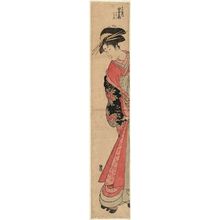Unknown, 無款 (Artist Unknown, Japanese)による浮世絵「Hinazuru of the Chôjiya, kamuro Tsuruji and Tsuruno」