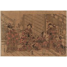 Ishikawa Toyonobu: A Modern Version of the Story of Ushiwakamaru and Jôruri-hime - Museum of Fine Arts