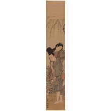 Katsukawa Shunsho: The Akuta River Episode (Akutagawa) from Tales of Ise (Ise Monogatari) - Museum of Fine Arts
