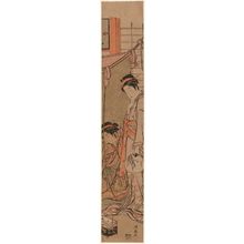 Torii Kiyonaga: Courtesans Inside and Outside a Mosquito Net - Museum of Fine Arts