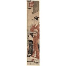 Torii Kiyonaga: Two Geisha on a Balcony by the River - Museum of Fine Arts