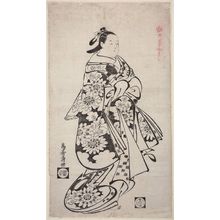 Torii Kiyomasu I: Courtesan Displaying Her Sleeve - Museum of Fine Arts