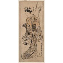 Japanischer Druck "Yaoya Oshichi" von Okumura Masanobu, 奥村政信 (Okumura Masanobu)