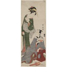 Utagawa Toyokuni I: Actor Sawamura Sôjûrô III and a Woman - Museum of Fine Arts