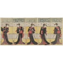 勝川春英: Actors as the Five Chivalrous Women - ボストン美術館