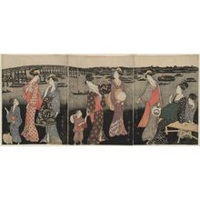 Kitagawa Utamaro: Enjoying the Evening Cool on the Banks of the Sumida River - Museum of Fine Arts