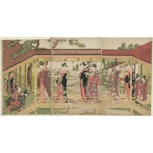 Utagawa Toyokuni I: The Procession of Ornaments - Museum of Fine Arts