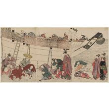 Utagawa Toyokuni I: Launching Festivities - Museum of Fine Arts