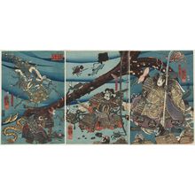 Japanese Print "At the Bottom of the Sea in Daimotsu Bay (Daimotsu no ura kaitei no zu)" by Utagawa Kuniyoshi, 歌川国芳 (Utagawa Kuniyoshi)