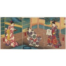 Japanese Print "Edo murasaki" by Utagawa Kuniyoshi, 歌川国芳 (Utagawa Kuniyoshi)