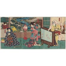 Utagawa Kuniyoshi: Genji-e - Museum of Fine Arts