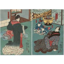 Utagawa Kuniyoshi, 歌川国芳 (Utagawa Kuniyoshi)创作的日本版画《Actors》